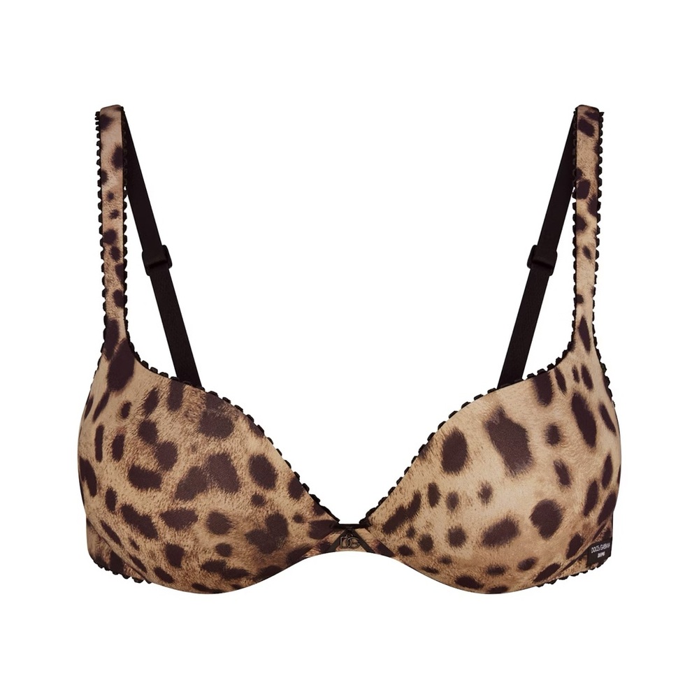 Dolce & Gabbana x Skims Leopard Print Bra